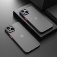 thumbnail image 1 of Carcasa Mate De Armadura A Prueba De Golpes Para iPhone 13 12 11 Pro Max XR XS X 7 8 Plus SE Mini De Lujo De Silicona Parachoques Transparente Duro Cubierta De PC Capa, 1 of 4