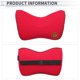 thumbnail image 4 of Almohada para reposacabezas del automóvil Unique Bargains, soporte para cuello ergonómico y cómodo, poliéster y espuma de memoria, ancho ajustable, rojo, 1 Pcs para conducción y viajes, 4 of 7
