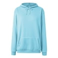 thumbnail image 4 of zaveiop Womens Oversized Hoodies Casual Cute Sweatshirts 2025 Pullover Fashion Y2K Tops Fall Outfits (Light Blue, XXXXXL), 4 of 4