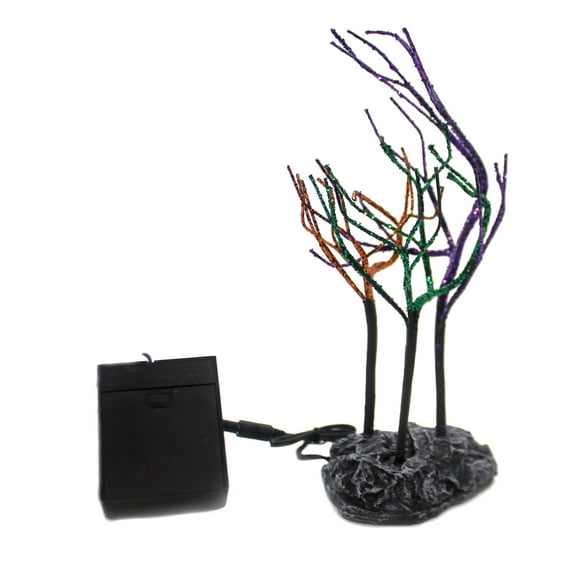 Department 56 Accessory Lit Spooky Sparkle Trees Halloween Village 6001755