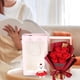 thumbnail image 2 of Ramo de flores de jabón Rosa de jabón artificial con oso Ramo de jabón perfumado con flores Rojo, 2 of 9