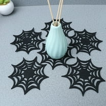 Masteelf Halloween Drink Coaster 15Pcs in Black Felt