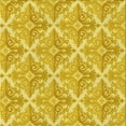 thumbnail image 1 of Ahgly Company Indoor Square Patterned Banana Yellow Area Rugs, 6' Square, 1 of 6