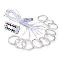 thumbnail image 5 of LED copper curtain light 3*3 M USB eight function remote control Christmas decoration bedroom atmosphere lights, 5 of 5