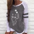 thumbnail image 2 of Blusa informal de manga larga con estampado de Halloween para mujer Pompotops gfhjh2246, 2 of 5
