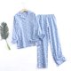 thumbnail image 1 of Conjunto de pijama de franela de algodón para mujer, ropa de casa, pantalón de manga larga, holgado, estampado Simple, Otoño e Invierno, 1 of 4