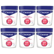 Clearasil Rapid Rescue Deep Treatment Cleansing Pads, 90 Count (Pack of 6)