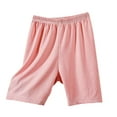 thumbnail image 2 of Spazoro Kids Girls Casual Shorts, Homewear Solid Color Elastic Waist Summer Comfortable Fit Pants for Child Girls Boys Pink Size 8 T, 2 of 6