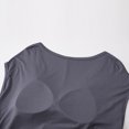 thumbnail image 5 of HomeGardon Nightgowns for Women,Summer Dresses Women's V Neck with Chest Cushion Solid Color Drawstring Loose and Comfortable Sleeveless Mid Length Nightgown Skirt, 5 of 5