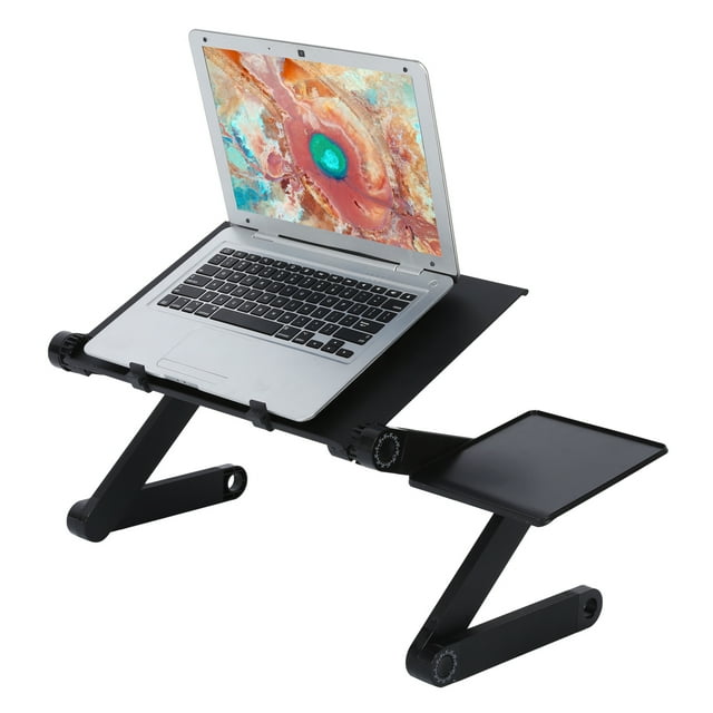 Laptop Laptop Desk With Mouse Board Portable Aluminum Alloy Adjustable Folding Computer Stand