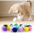 thumbnail image 2 of Pelotas de juguete para gatos de 30 piezas, pelotas blandas para gatos de 2,5 cm esquí esquí Gafas de esquí, 2 of 5