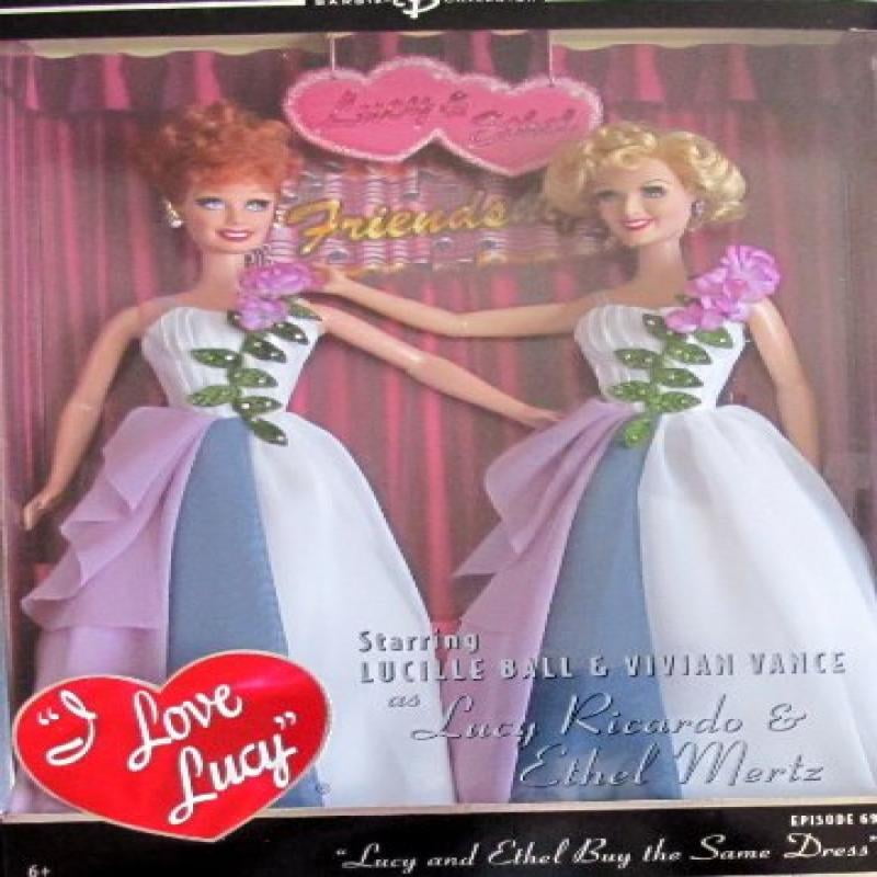 COLLECTOR EDITION i LOVE Lucy & Ethel Buy the Same dress episode 69 barbie doll 
