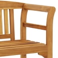 thumbnail image 2 of vidaXL Patio Bench with Cushion 47.2" Solid Acacia Wood, 2 of 60