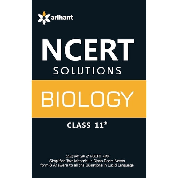 NCERT Solutions Biology Class 11th, (Paperback)
