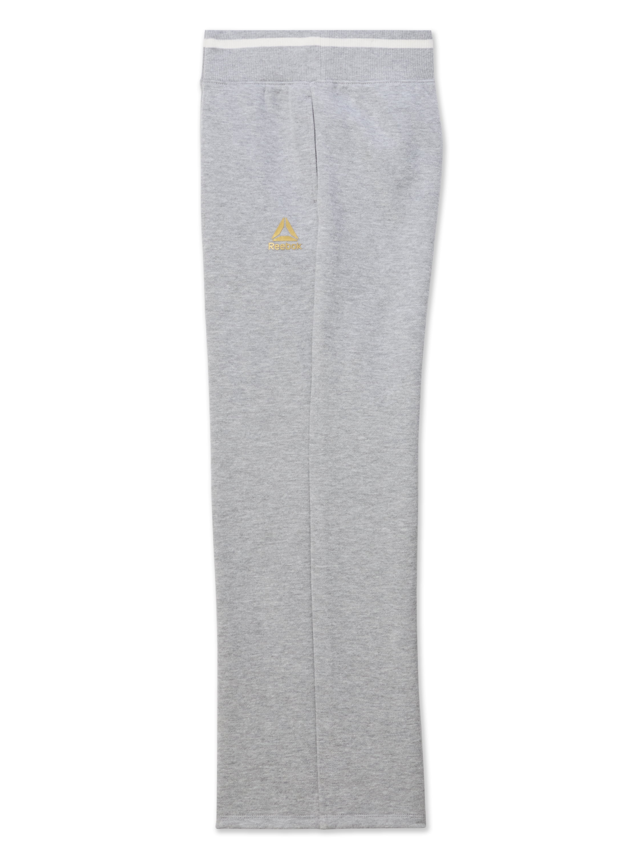 Reebok Girl’s Athletic Varsity Wide Leg Sweatpants, Sizes 4 – 18