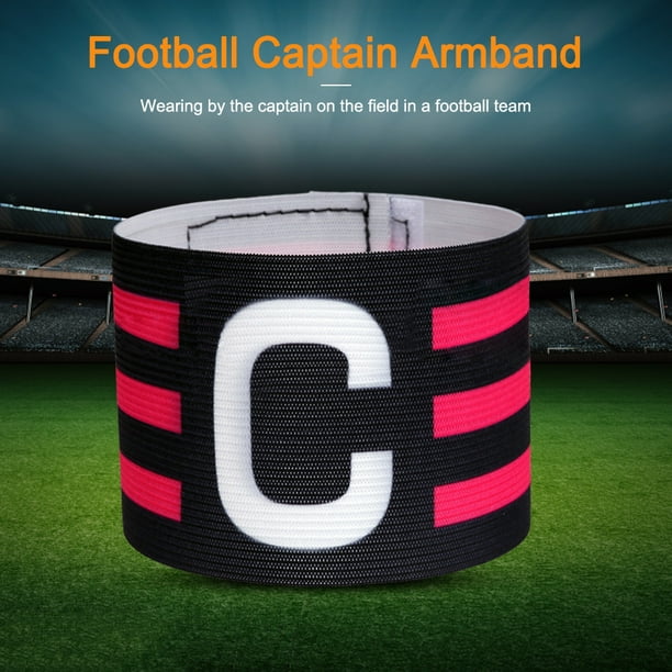 7 Brazaletes De Capitán De Fútbol Ajustables. Colores Variados, Material De Nailon, Elásticos. Para Identificar Al Capitán En Deportes. ¡Ideal Para Equipos!