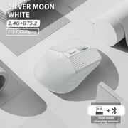 Chmadoxn Mouse Wireless 2.4G Silent Mouse Desktop Laptop Bluetooth Rechargeable Wireless Mouse (rechargeable Mode) a Bluetooth