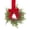 Z3#red velvet,10.6 Inch, variant on Under $10 Mini Cabinet Wreaths Decor, Small Kitchen Cabinet Wreaths, Farmhouse Front Door Wreath, Indoor Decorative Green Wreaths, Farmhouse Window Decor Wreath, Spring Home Greenery Wreath