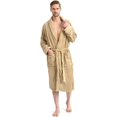 thumbnail image 1 of Men's Soft Plush Fleece Classic or Hooded Robe with Front Pockets, 1 of 7