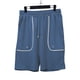 thumbnail image 5 of Conjunto de Lavado Corporal de Hombres 2-En-1 Running & Fitness Outfit, Pantalones Cortos de Ajuste Apretado con Manga Corta, Calcetines de Carrera de Hombres, 5 of 9