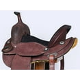 thumbnail image 5 of 15 In Comfytack Western Horse Barrel Racing Trail Pleasure American Leather Saddle Tack Set With Reins Brown, 5 of 8