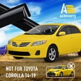 thumbnail image 4 of AEROGUYS Tape-On Window Deflectors Extra Durable Window Visors Rain Guards Fit for Toyota Corolla 2009-2013, Sun Visors, Wind Deflectors, Vent Visors, Car Accessories - 4pcs. AG0115, 4 of 9