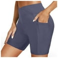 thumbnail image 2 of NAFUU Women's Swim Shorts High Waisted Board Shorts With Pockets Quick Dry Beach Summer Swimming Shorts For Women, 2 of 7