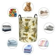 thumbnail image 6 of Fotbe Monkeys and Pinealpples Laundry Basket with Handles, Waterproof Large Laundry Hamper, Wash Bag for Corner Dorm, Rolling Laundry Basket with Handles-Small, 6 of 8