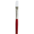 thumbnail image 3 of Connoisseur White Taklon Brush All Media LH Flat#8, 3 of 3