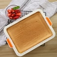 thumbnail image 3 of Nonstick Rectangle Silicone Brownie Pan Cake Baking Mold Loaf Mould Heat Resistant Baking Tray Swiss Roll Mat Kitchen Cake Tools, 3 of 8