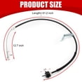 thumbnail image 2 of Top10 Racing For 1979-1995 Mustang Adjustable Clutch Cable Quadrant and Firewall Adjuster Kit (Black), 2 of 7