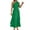 Green, variant on Womens Summer Fashion Dresses Sleeveless Skew Collar Solid Color Long Maxi 2026 Vacation Beach Sundresses — Green∣XL