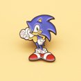 thumbnail image 4 of Juego de 5 broches de solapa sónicos para ropa, cuello, mochila, insignia, accesorios, broche de cosplay de anime, decoración, regalos de joyería, 4 of 4