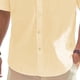 thumbnail image 4 of Ceisia Men's Relaxed Fit Linen-Like Turndown Collar Short Sleeve Casual Button-Down Shirts Gifts, 4 of 4