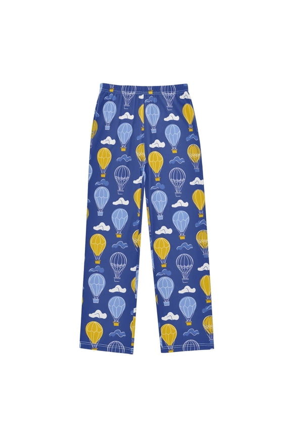 Balloon Cloud Pattern Pajama Pants Soft Lightweight Lounge Pants Bottoms Sleep Pants Warm Comfy
