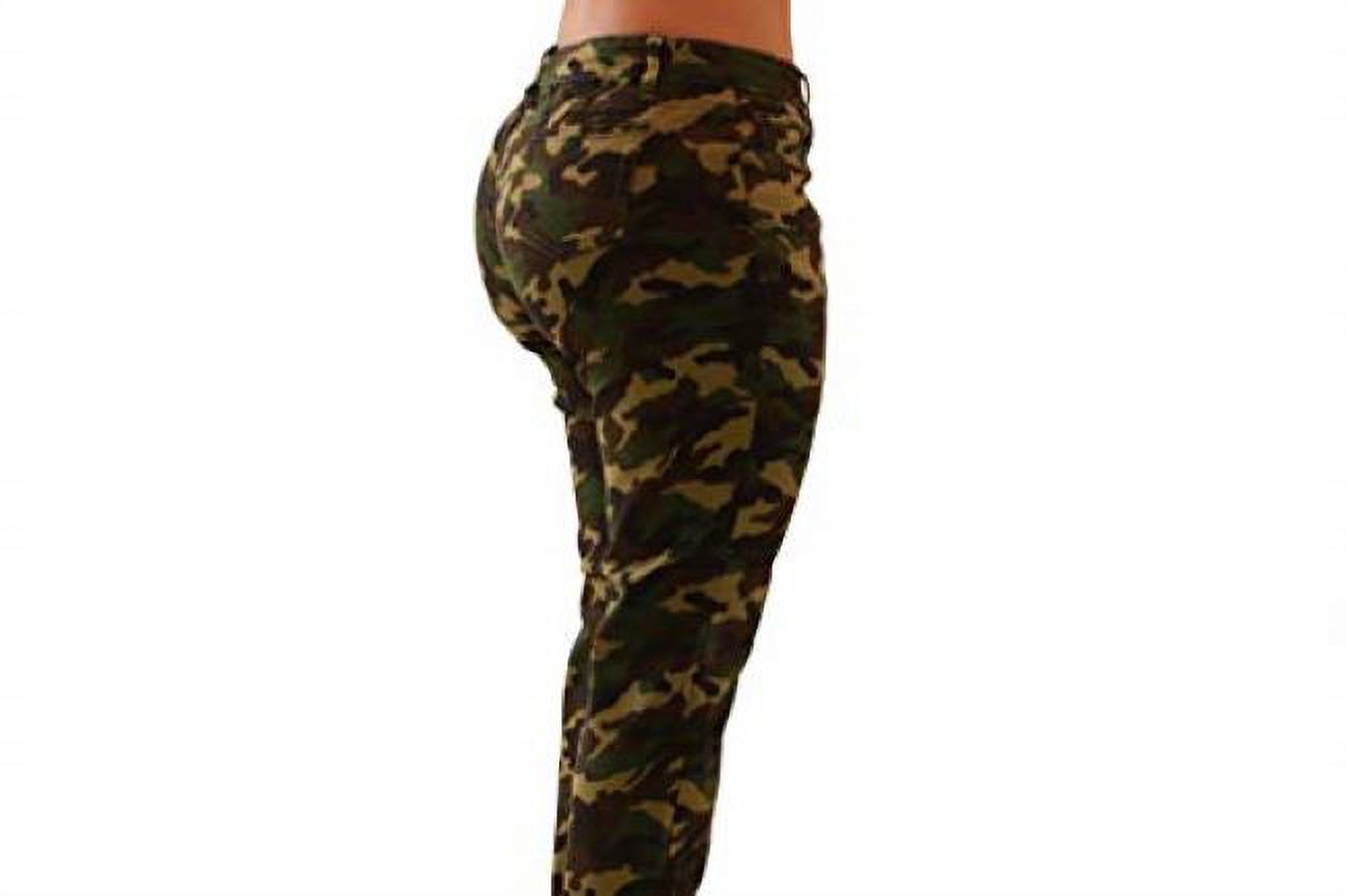 Moda Jeans Plus Size Camo Made in Colombia Butt Lifter Women Jeans; Plus- Pantalones Colombianas Levantacola- Size 16 - image 2 of 2