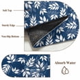 thumbnail image 6 of 5'x8' Area Rugs, Blue Leaves Indoor Outdoor Area Rug for Living Room Bedroom, Farmhouse Pastoral Spring Leaf Branch Washable Bathroom Rugs Kitchen Floor Carpet Mats Home Decor Aesthetic, 6 of 8