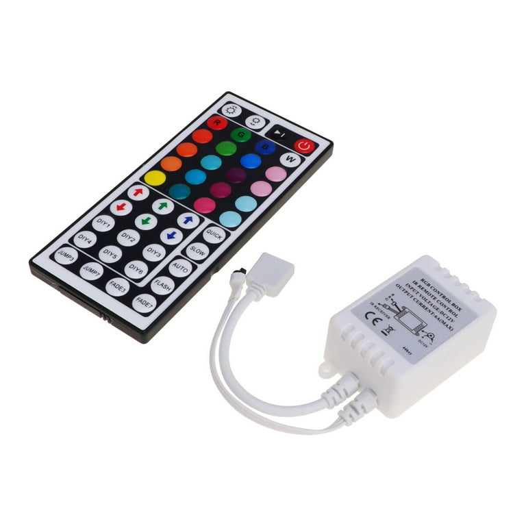 12V RGB LED Strip Light Controller, 44 Key – BrightNexLED