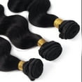 thumbnail image 4 of LELINTA 12"-20" Wave Jet Black Remy Human 1 Bundle Bulk Hair Extensions 50g, 4 of 5