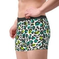 thumbnail image 2 of Fotbe Green Leopard Men’s Total Support Pouch Boxer Briefs, X-Temp Cooling, Moisture-Wicking Underwear, Regular, Long-leg and Trunk-X-Large, 2 of 6