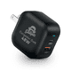thumbnail image 2 of Mr. Gadgets Cubo Adaptador De Corriente Power Cube 48w Cargador Carga Ultra Rápida Pd Qc Gan, 2 Puertos, Usb-c, Usb-a, Ultra Compacto Compatible Con iPhone/ Macbook/ iPad/ Android/ Galaxy, Color Negro, 2 of 9