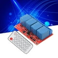 thumbnail image 4 of 4 Channel Receiving Relay 4 Channel Relay Module Set PCB ABS Receiver Relay Driver Board 4CH Infrared Remote Transceiver Receiver Control Switch Set, 4 of 7