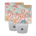 thumbnail image 7 of Cartoon Octopus and Coral Night Light 2 Pack LED Nightlight Plug into Wall Dusk to Dawn Sensor Soft White, 7 of 7