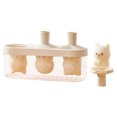 thumbnail image 1 of Moldes para Helado de Silicona de Grado Alimenticio de 3 Secciones para Hacer Helado En Casa., 1 of 6