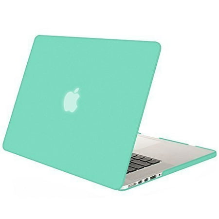 MacBook Pro 15 inch Case with Retina Display (NO CD-ROM Drive), Mosiso Hot Blue Retina 15.4" Soft-Touch Plastic Hard Case Cover (Model: A1398) (HOT BLUE) with One Year Warranty