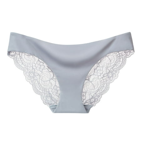 

Yuelianxi Ladies Underwear Lace Hollow Out Seamless Low Waist Briefs