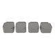 thumbnail image 5 of Elevador de Muebles Ticfox 4 Piezas de Goma Cuadrada 2 Pulgadas Gris, 5 of 14
