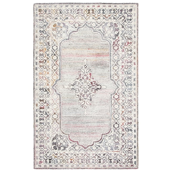 SAFAVIEH Metro Helena Medallion Area Rug, Red/Ivory, 3' x 5'