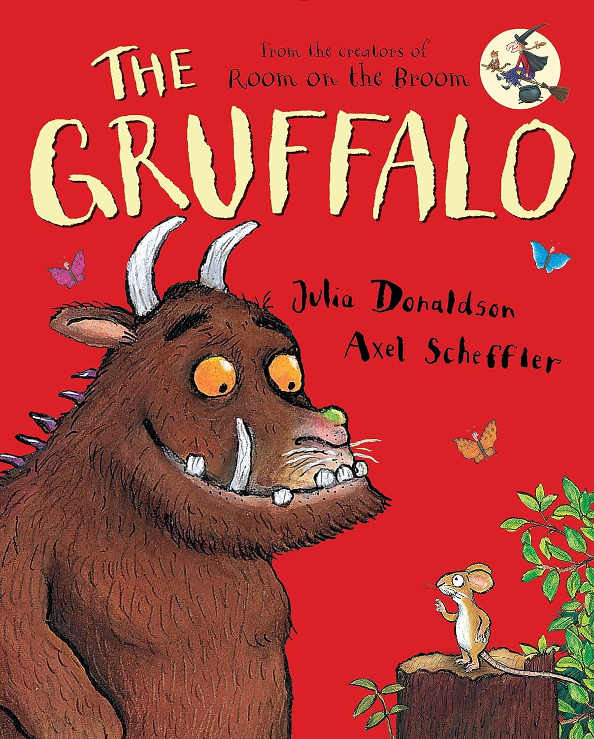 Julia Donaldson Books Gift Set Includes The Gruffalo and The Gruffalo’s Child Paperbacks, Gruffalo and Mouse Plush Stuffed Animal Book Characters and Activity Pages (Be Brave and Creative)