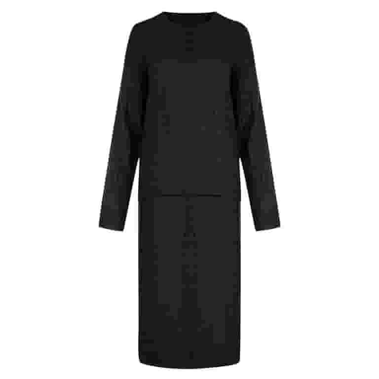 midi cable knit sweater dress Grey Sweater Dress - Midi Dress - Cable Knit Sweater Dress